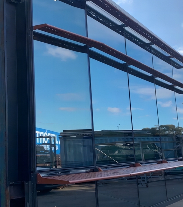 Perforated aluminum panels