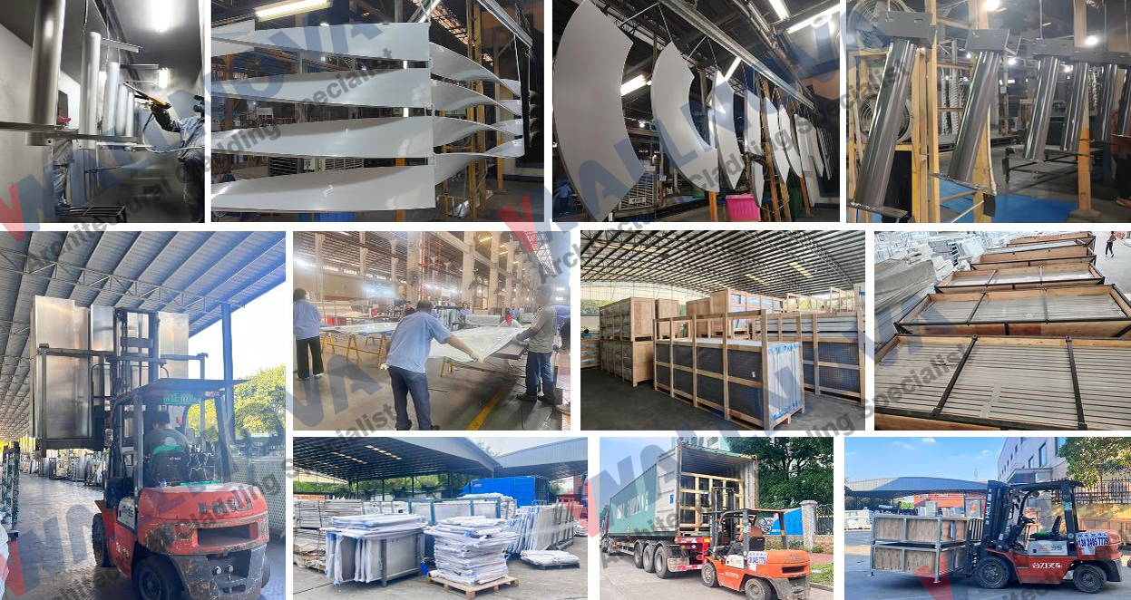 WALLNOVA aluminum panels  manufacturing