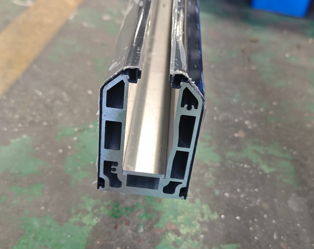Aluminum Base Channel for Glass Railing