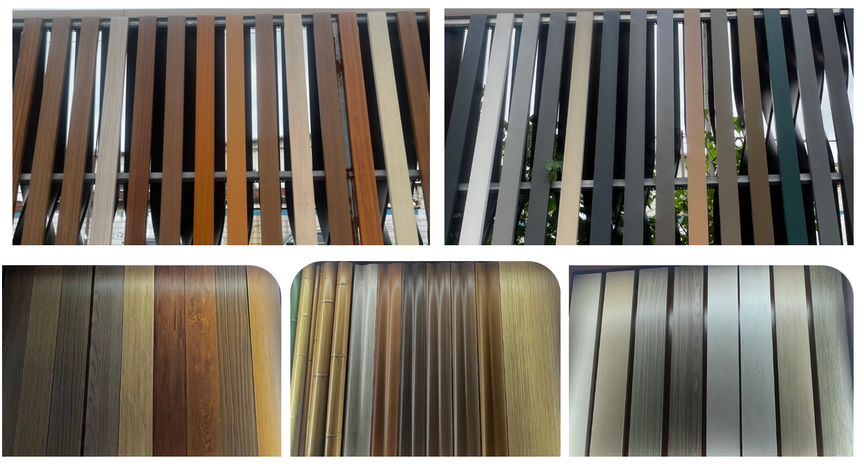 Oak Wood Grain Aluminum Panel