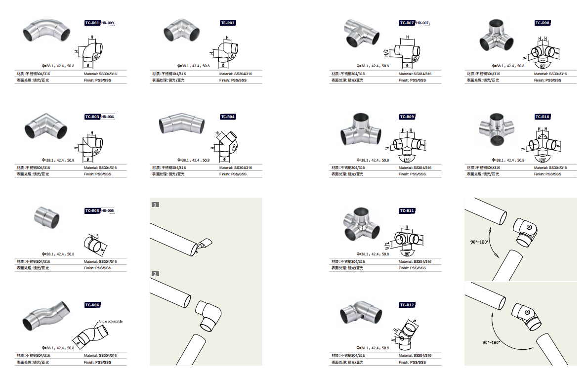 aluminum tube connectors